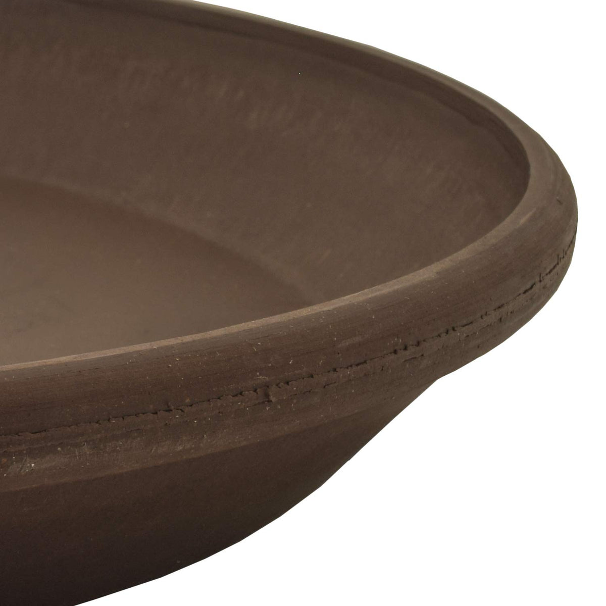 Lightweight, durable PSW saucer coordinates with other pots.