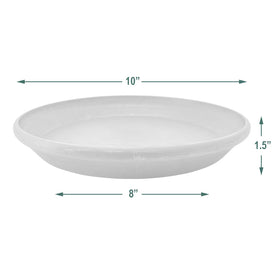 PSW Pot Collection dark charcoal saucer highlights recycled material and durability