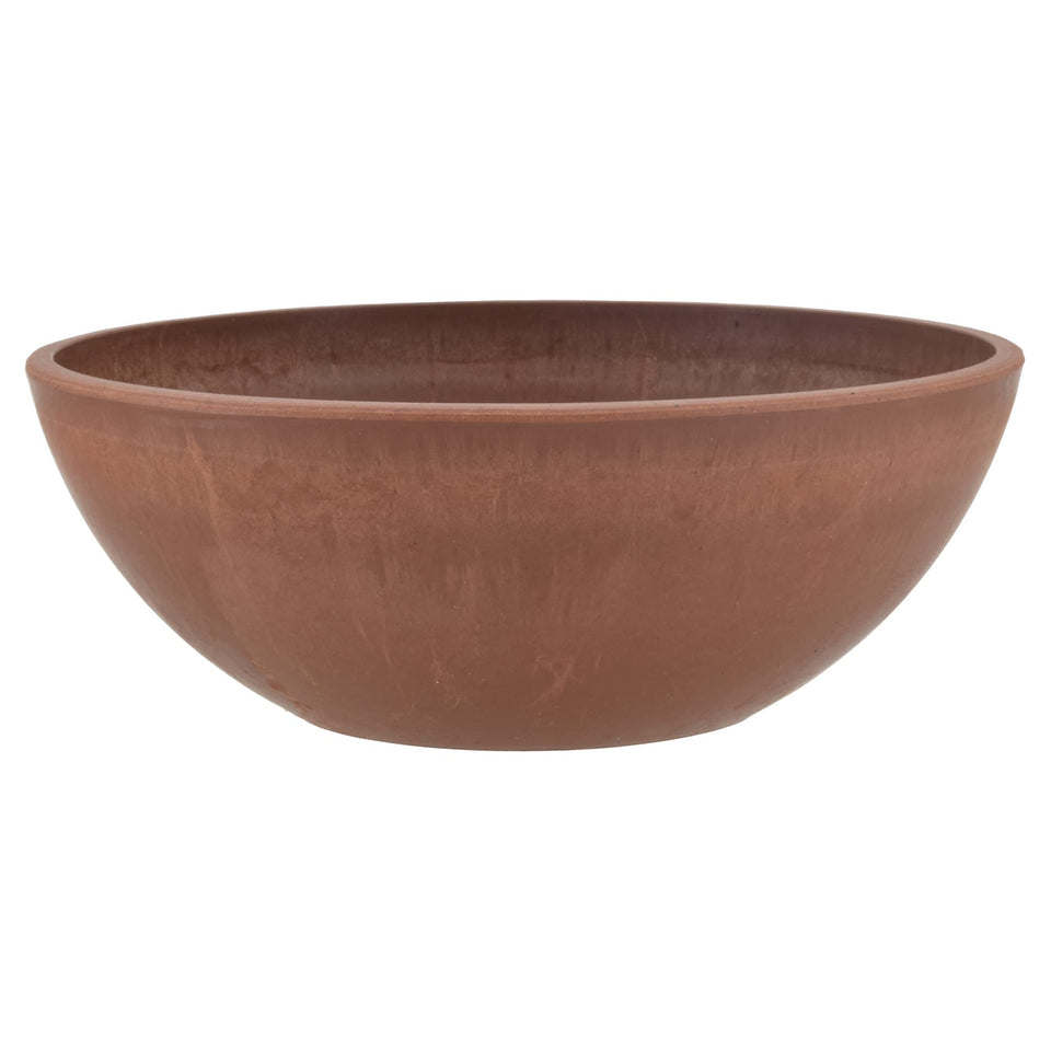 PSW Pot Collection M25TC 10-inch bowl, side view for tabletop succulents.