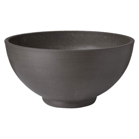 PSW Simplicity Bowl 15x8 square planter in dark charcoal for indoor or outdoor use.