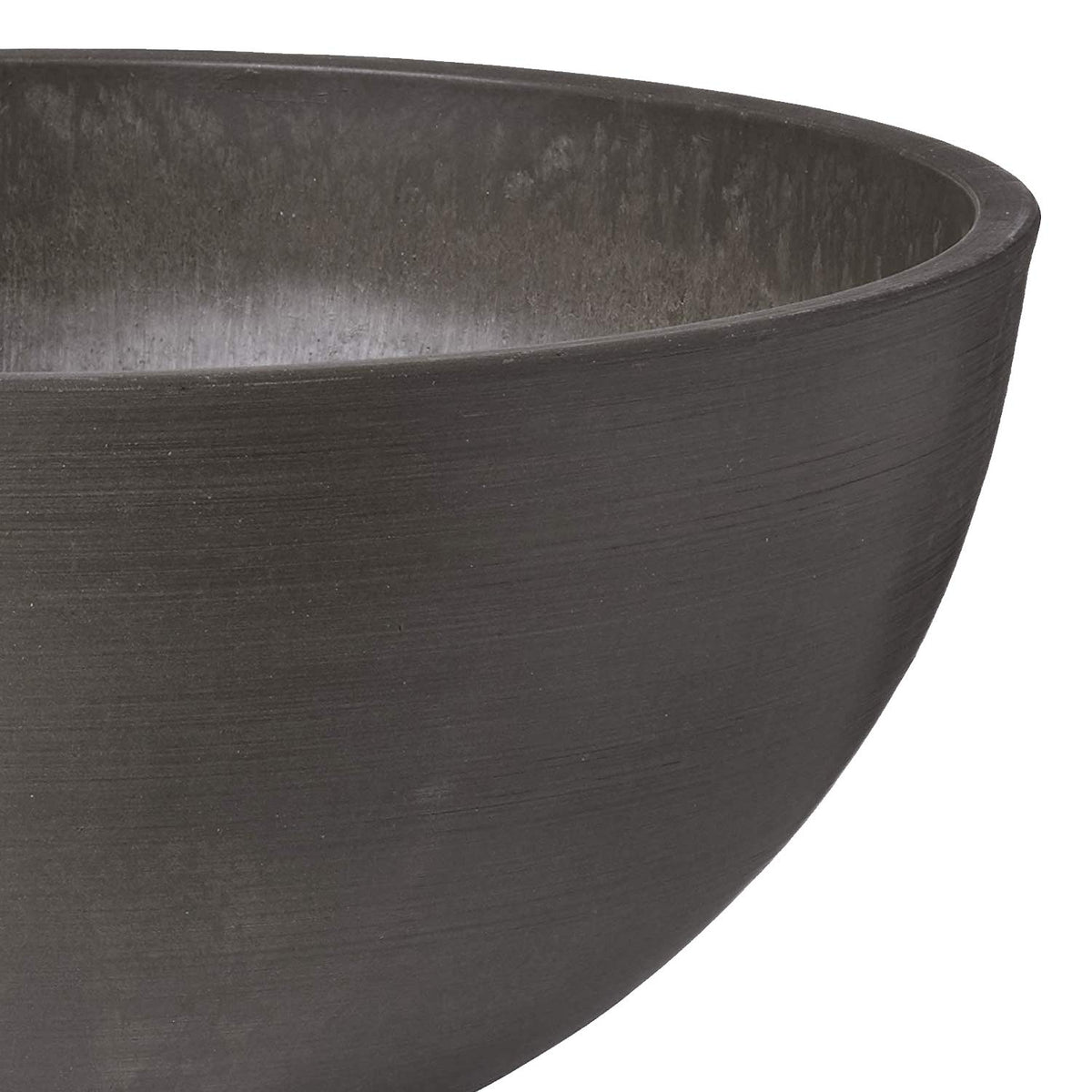 PSW weather-resistant planter in charcoal for patios and sunrooms.