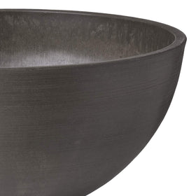 PSW weather-resistant planter in charcoal for patios and sunrooms.