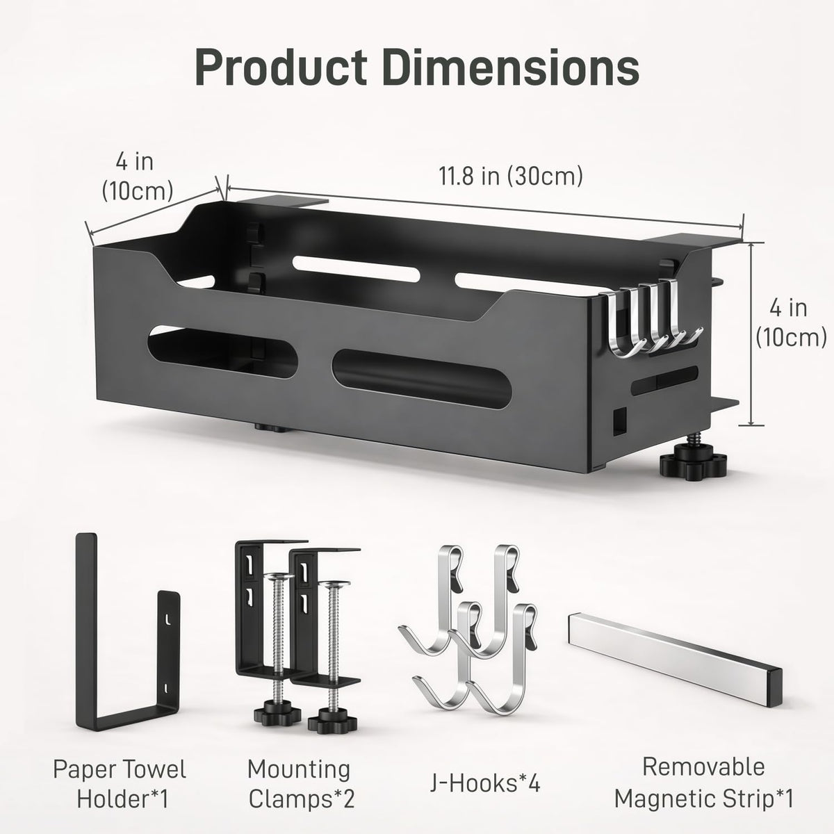 PTALSEAW Blackstone Caddy with four J-hooks secures utensils during cooking