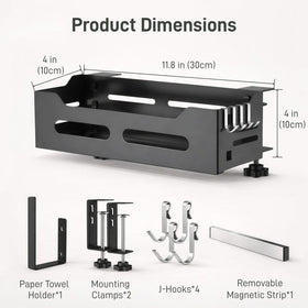 PTALSEAW Blackstone Caddy with four J-hooks secures utensils during cooking