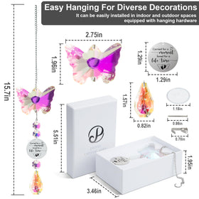 Ptcrut memorial suncatcher makes a meaningful bereavement gift.