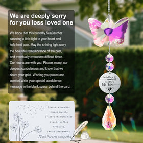 Ptcrut Butterfly Suncatcher symbolizes renewal and gentle comfort through light.