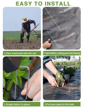 Pterying multiuse garden fabric suitable for landscapes, paths, and hard surfaces