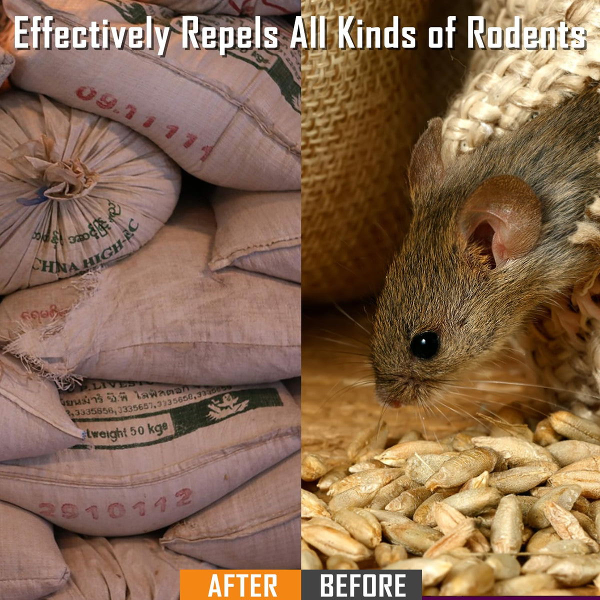 PUBAMALL mice repellent used in closets to keep pests at bay.