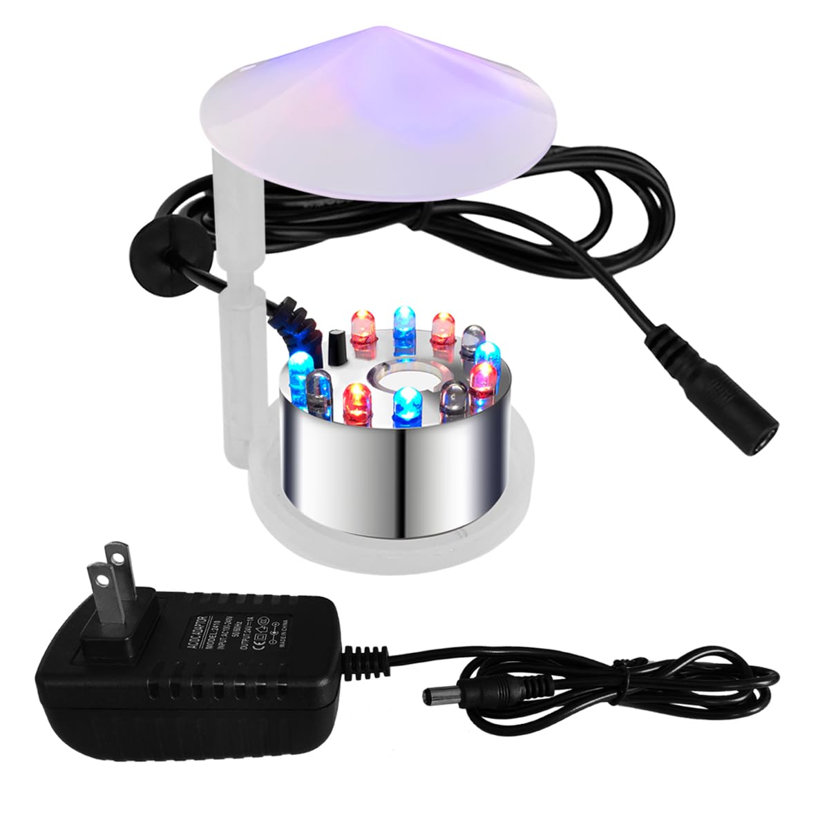PULACO Mist Maker over a pond producing dense fog for dramatic ambiance