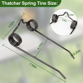 Pulems 43783 dethatcher spring tine pack highlights eight ready-to-install replacements.