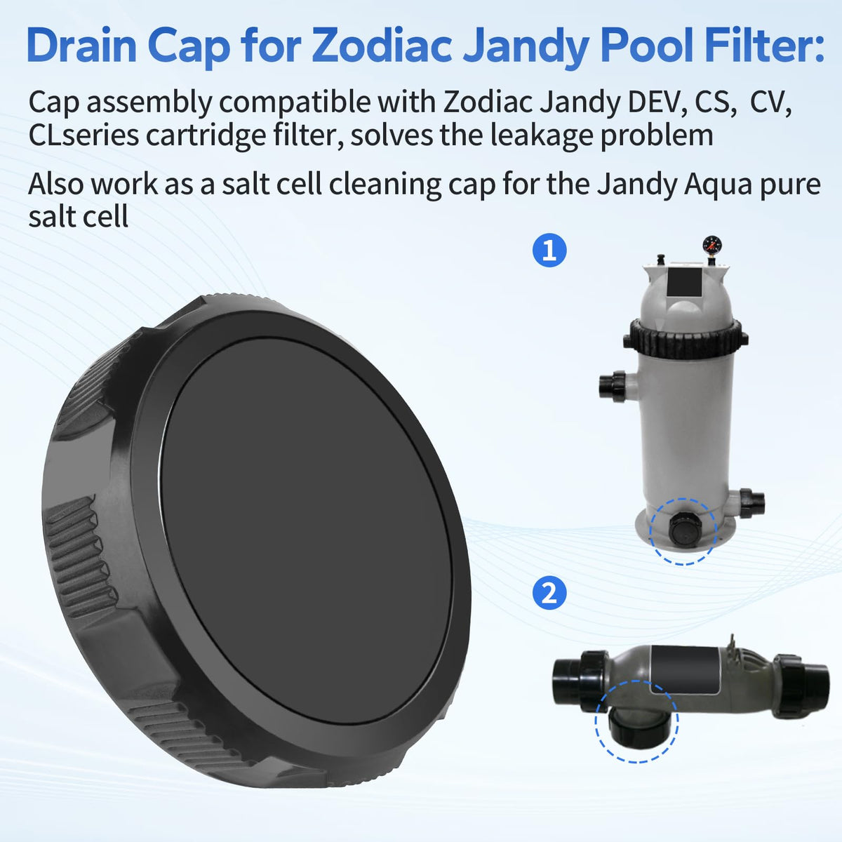 Pulems compatible with CV, CL, DEV and CS series filters, broad compatibility shown.