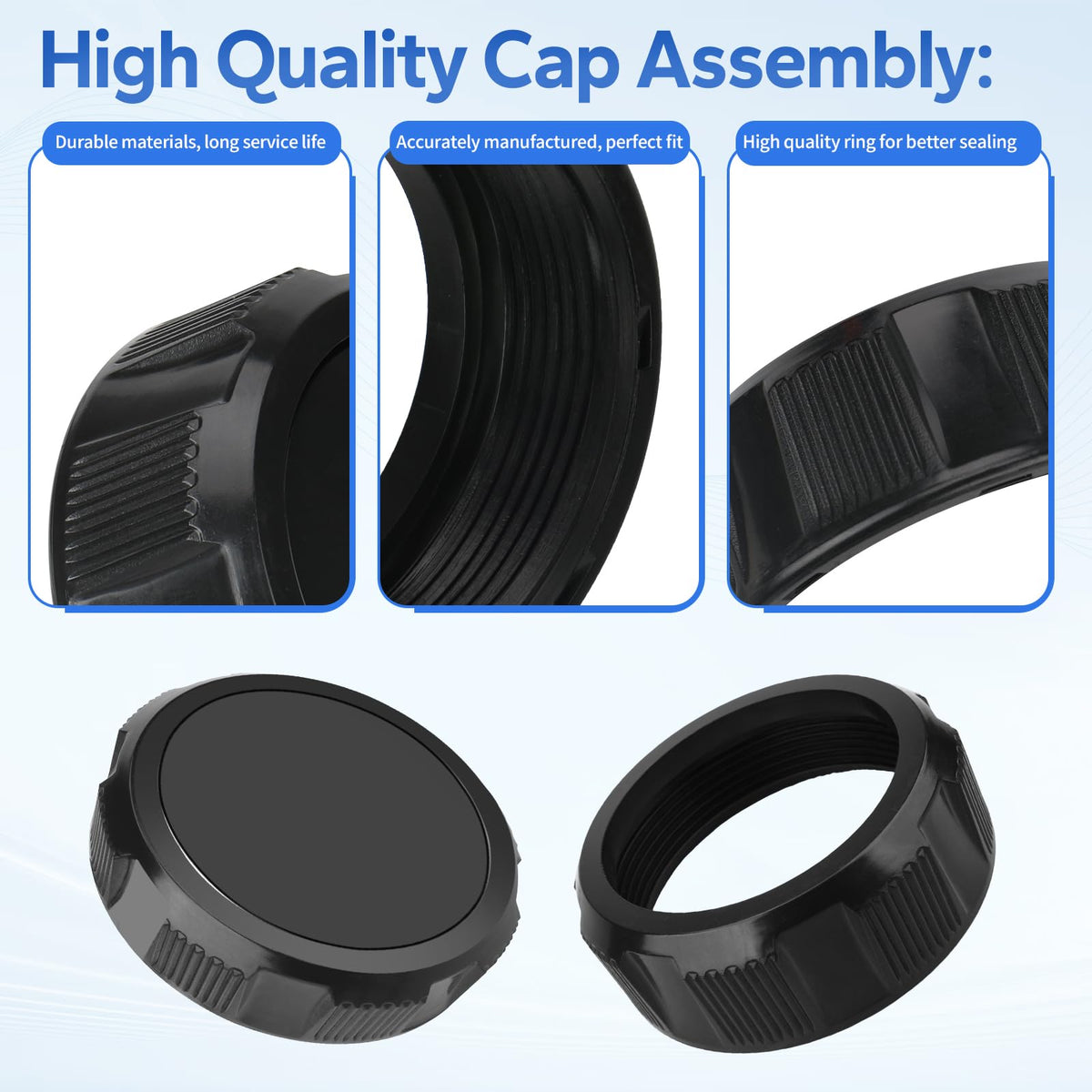 Pulems O-ring seal kit included for a tight, lasting seal during replacement.