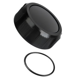Pulems R0523000 drain cap close-up for Zodiac Jandy filters, helps prevent leaks.