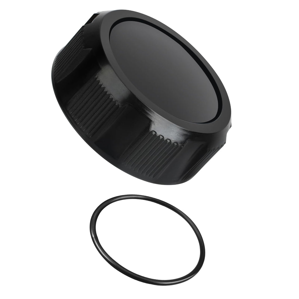 Pulems R0523000 drain cap close-up for Zodiac Jandy filters, helps prevent leaks.