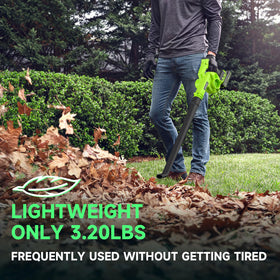 Pulituo leaf blower nozzle enables versatile airflow for debris control.