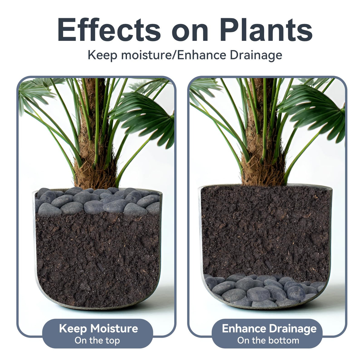 Pulovin aquarium stones with smooth surfaces for safe fish habitats.