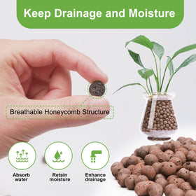 Pulovin LECA root-growth media for soil-free gardens and hydro setups.
