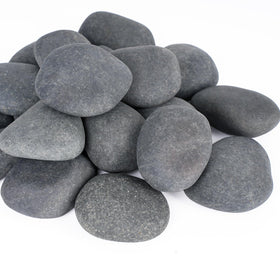 Pulovin river rocks 2-3 inch variegated color for durable landscape accents.