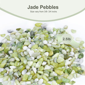 Pulovin decorative pebbles brighten succulent arrangements with natural luster