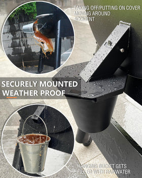 Pumdut grease bucket lid weatherproof cover protects against rain