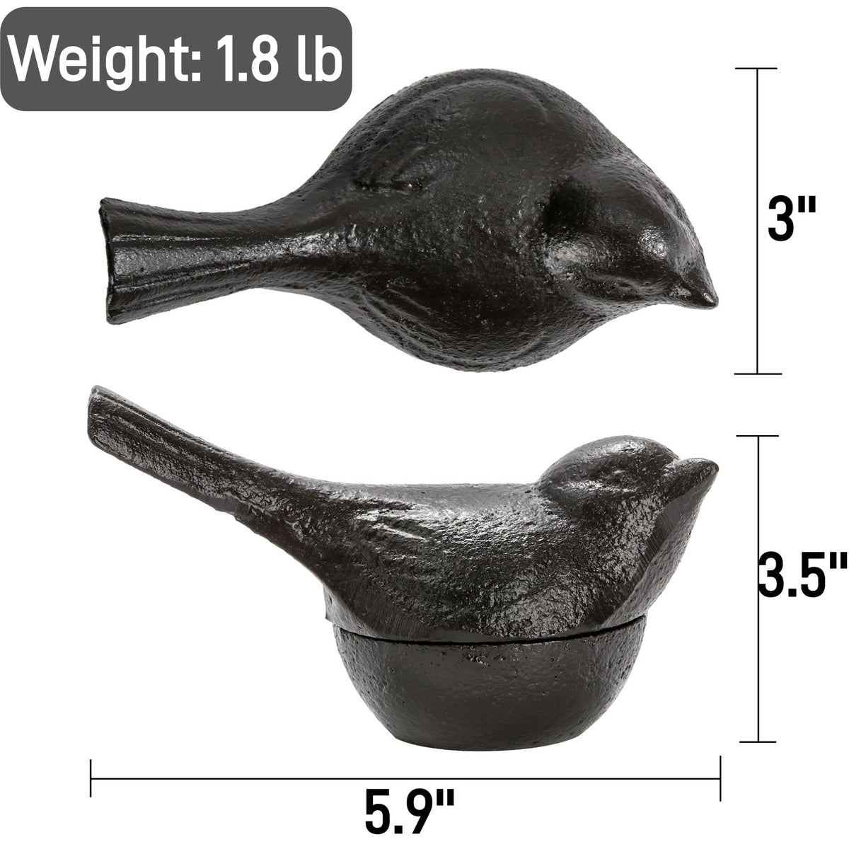 Pumtus bird hide-a-key holder closeup decorative detail that adds curb appeal