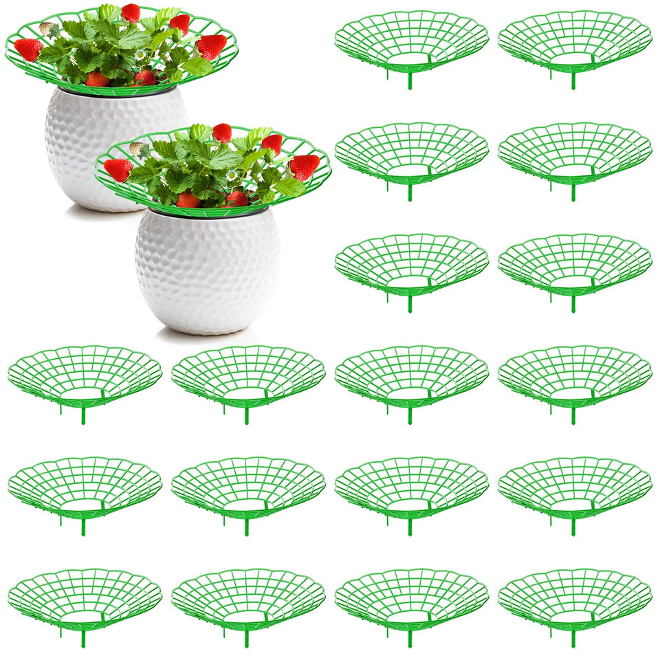 Pumtus 20-pack strawberry supports ready to install for quick setup