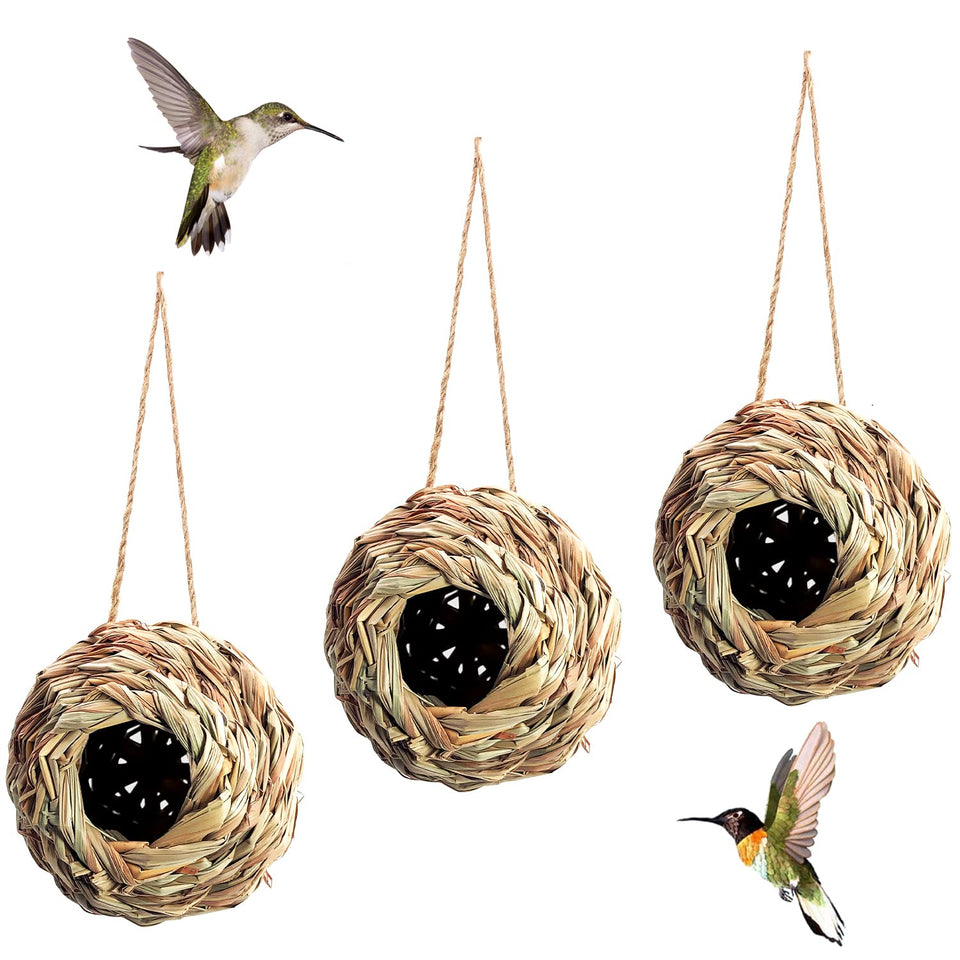 Puninoto humming bird house outdoor hanging invites garden visitors.