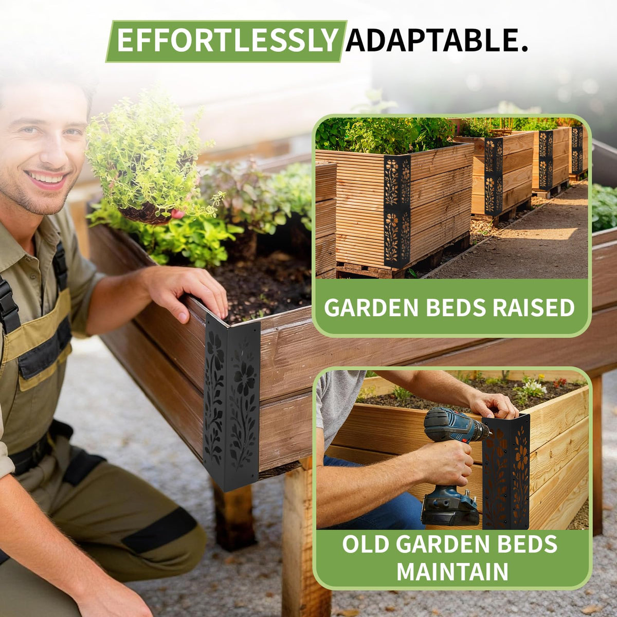 Puobao rust-resistant coating protects brackets from moisture and weather.
