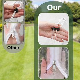 Puobao durable weather-resistant material for year-round outdoor use.