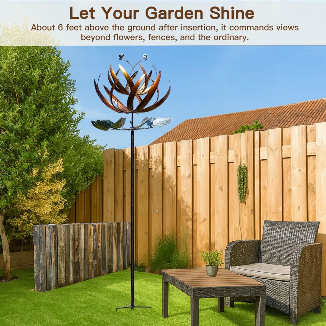 Gift-ready garden decor for enthusiasts who love kinetic art.