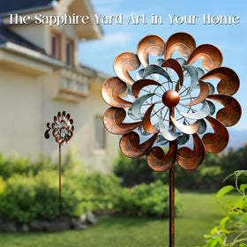Pure Echo wind spinner bearing close-up shows smooth 360-degree rotation.
