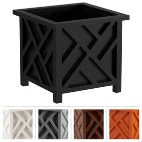 Pure Garden 14.75-inch square planter fits multiple pots