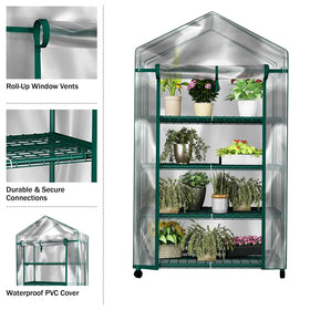 Pure Garden PVC cover preserves warmth and protects seedlings from frost