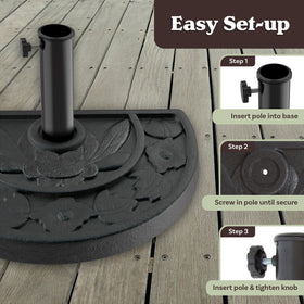 Pure Garden base dimensions highlight 19 by 12 by 13 inches