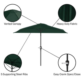 Pure Garden compact-size design ideal for balcony use and limited outdoor spaces.