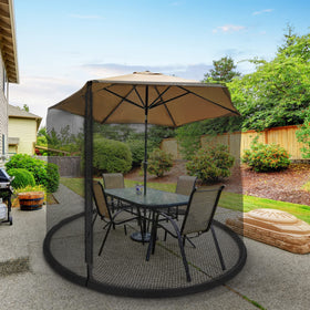 Pure Garden easy-setup netting makes seasonal outdoor dining less fussy.