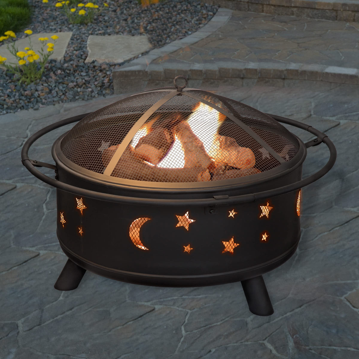 Pure Garden ambient glow enhances cozy patio evenings