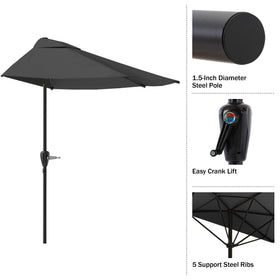 Pure Garden vented design promotes airflow for cooler outdoor enjoyment