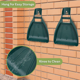 Pure Garden Leaf Scoops assist with pet cleanup and pond debris removal.