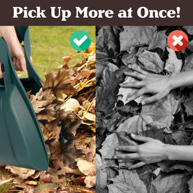 Pure Garden Leaf Scoops are lightweight and durable for quick garden cleanup.