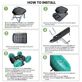 Pure Garden multi-use stool suitable for gardening, painting, cleaning, and more