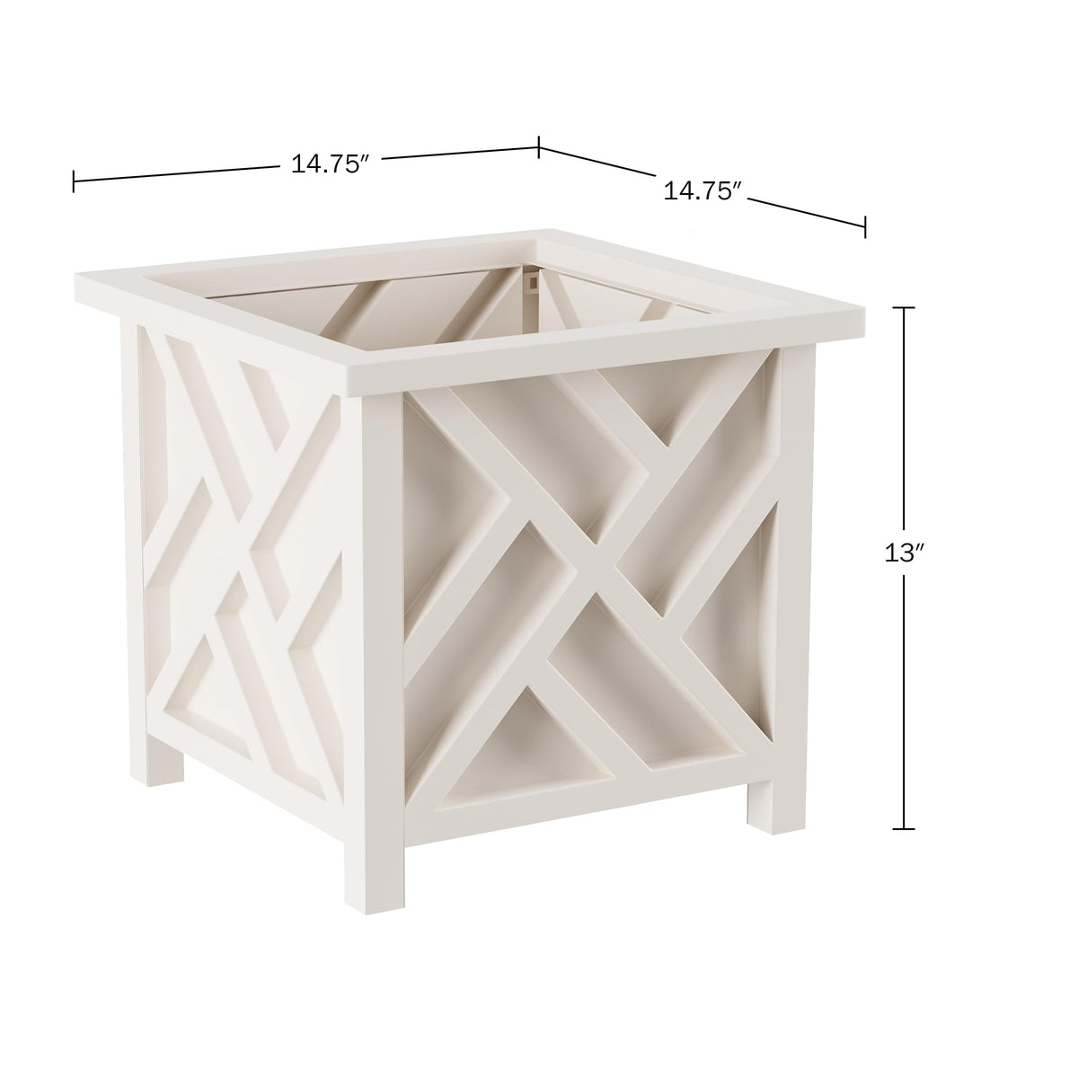 Pure Garden outdoor planter versatile for porches decks or gardens.