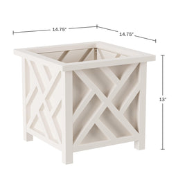 Pure Garden outdoor planter versatile for porches decks or gardens.