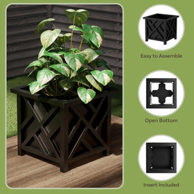 Pure Garden decorative planter elevates patio or deck decor