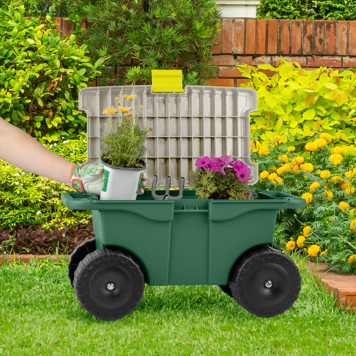 Pure Garden storage interior: organize everything in one convenient spot.