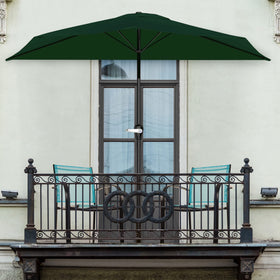 Pure Garden vented canopy promotes airflow for cooler, comfortable seating outdoors.