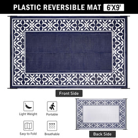 PureCozy easy-clean rug cleans quickly with a brush or hose.