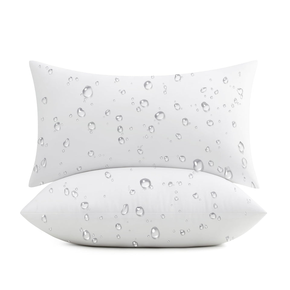 Puredown 12x20 outdoor pillow insert with waterproof fabric for year round porch use