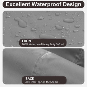 PureFit all-season sofa cover shields against dust, leaves, and bird droppings for long-lasting look