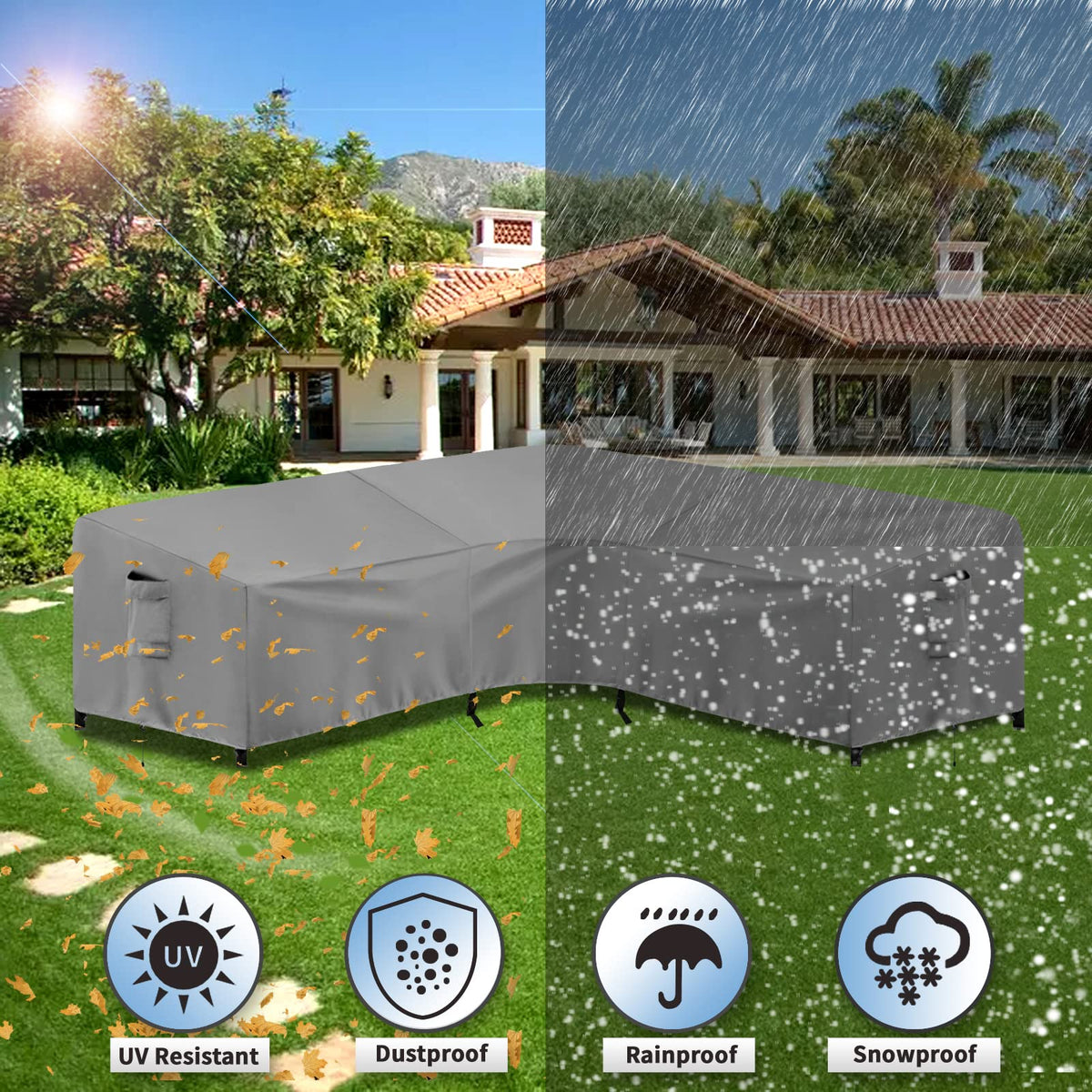 PureFit breathable design vents reduce condensation while preserving sofa dryness